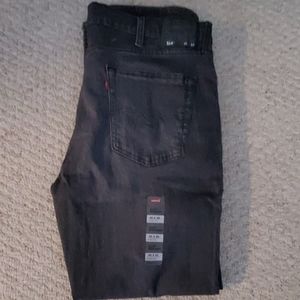 Men's Levi's 514 Straight Jean's 40/32 Grey Sto